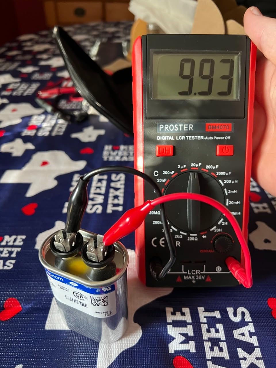 Proster LCR Meter - Capacitance Resistance Inductance Digital LCR Multimeter with LCD Over-Range Display customer photo 2