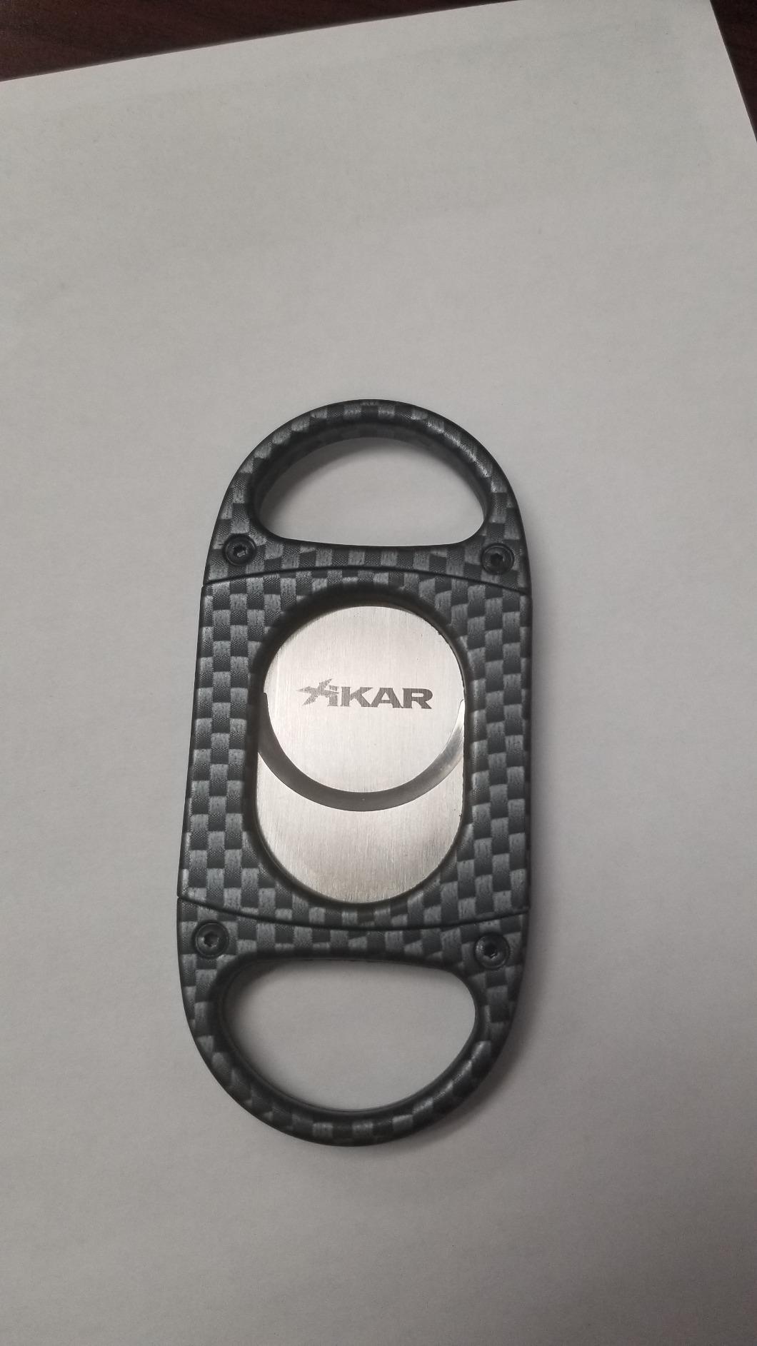 XIKAR XO Double Guillotine Cigar Cutter - Dual Stainless Steel Blades, 64 Ring Gauge, Straight Cut Cigar Clipper, Round Aluminum Body with Spring-Loaded Release for Precision Cutting customer photo 1