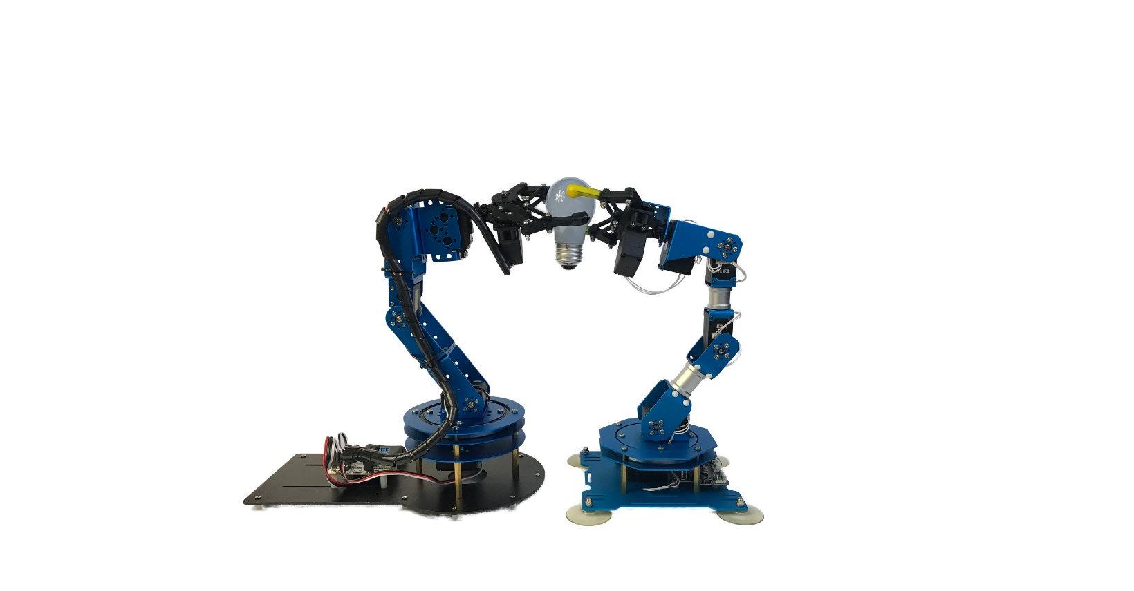 Robotic Arm Kit 6DOF Programming Robot Arm with 5 Servo, Handle, Mechanical Claw and More, PC Software APP Control with Tutorial customer photo 2