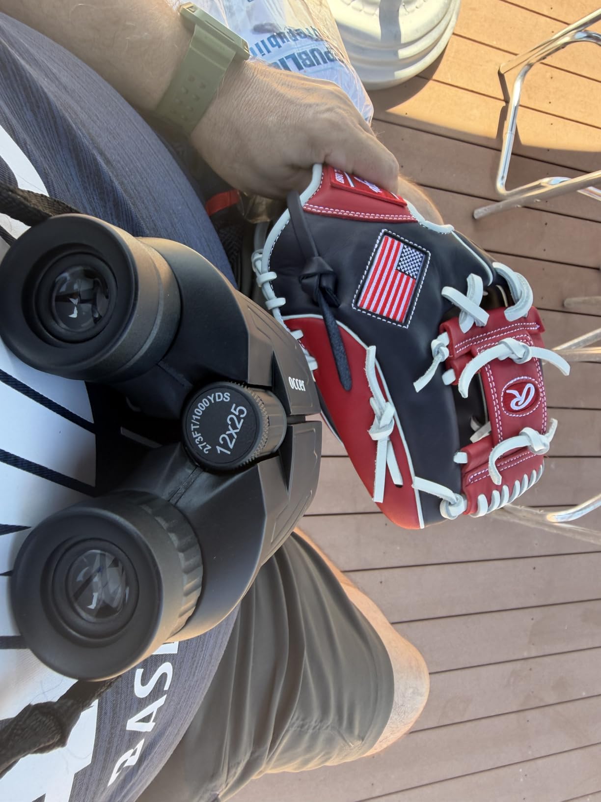 Occer 12x25 Compact Binoculars for Adults and Kids, Large Eyepiece Waterproof Binocular with Low Light Vision,High Powered Easy Focus Binoculars for Bird Watching,Outdoor Hunting,Travel,Sightseeing customer photo 1