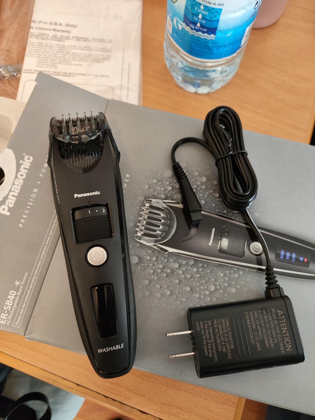 Panasonic Cordless Beard Trimmer for Men with Precision Dial, 19 Adjustable Length Settings, Rechargeable Battery, Washable - ER-GB42-K (Black) customer photo 1