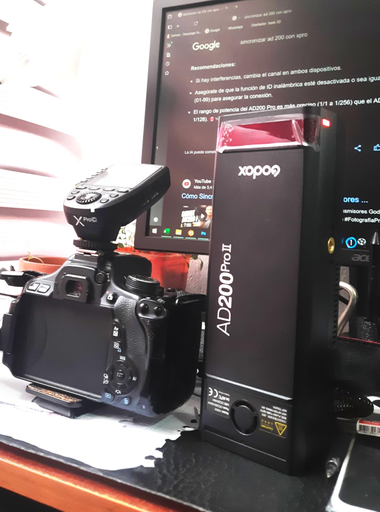 Godox XproC Xpro-C TTL Wireless Flash Trigger for Canon, 1/8000s HSS TTL-Convert-Manual Function Large Screen Slanted Design 5 Dedicated Group Buttons 11 Customizable Functions (XProC for Canon) customer photo 1