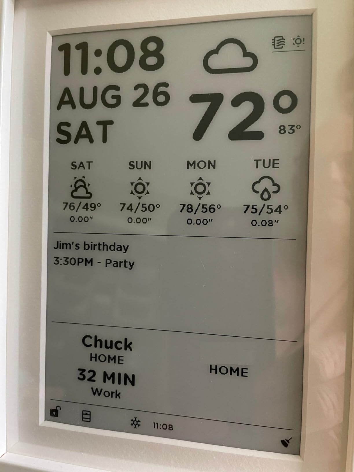 Waveshare 7.5inch E-Ink Display HAT Compatible with Raspberry Pi 5/4B/3B/Zero/Zero W/Zero 2W/Pico/Pico W/Pico WH, 800x480 Resolution SPI Interface customer photo 2