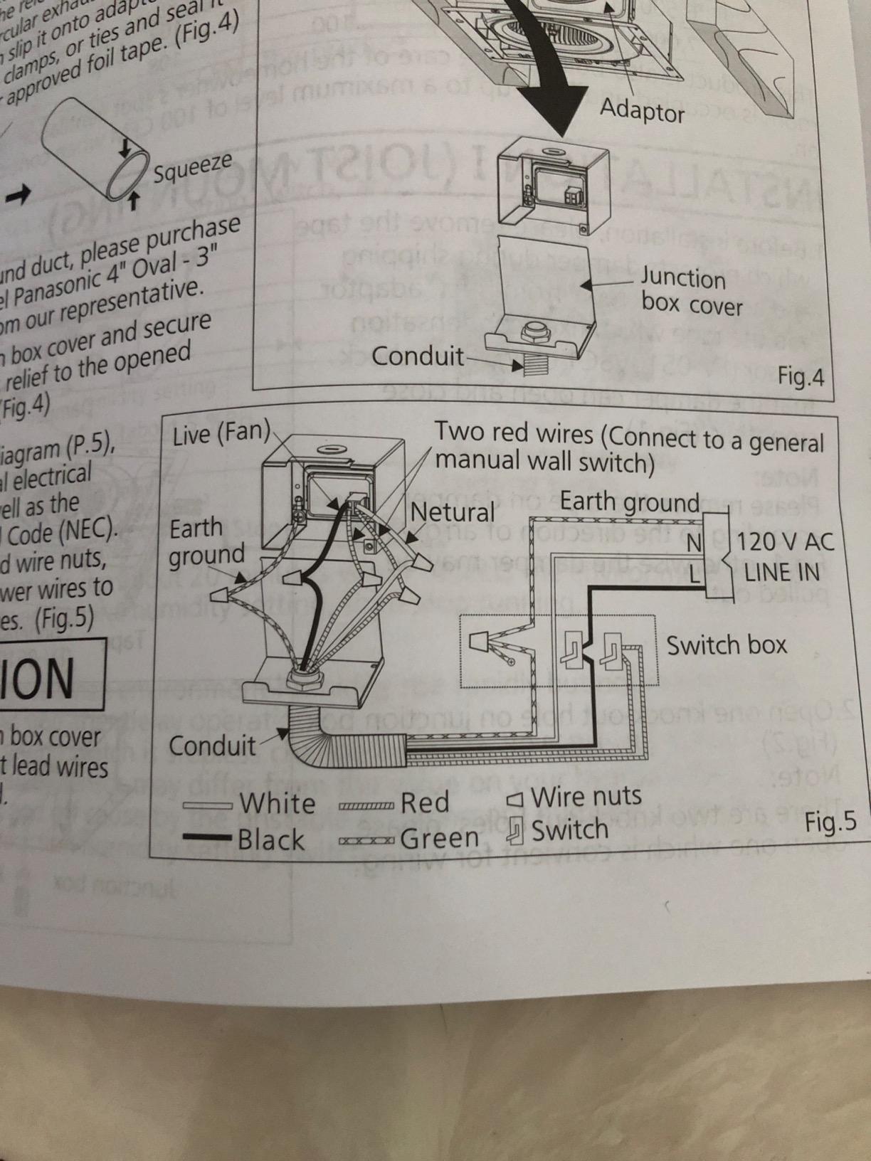 Panasonic WhisperValue Ceiling/Wall Mount Bathroom Exhaust Fan with Humidity Sensor, 50-80-100 CFM, FV-0510VSC1 customer photo 1