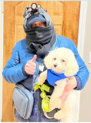 DanForce Headlamp. USB Rechargeable LED Head Lamp. Ultra Bright LUMINUS 1080 Lumen Headlamp Flashlight + Red Light. HeadLamps for Adults, Camping, Outdoors & Hard Hat Light. Zoomable IPX54 Headlight customer photo 2