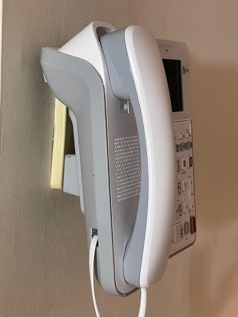 AT&T CD4930 Corded Phone with Digital Answering System and Caller ID, Extra-Large Tilt Display & Buttons, Black customer photo 2