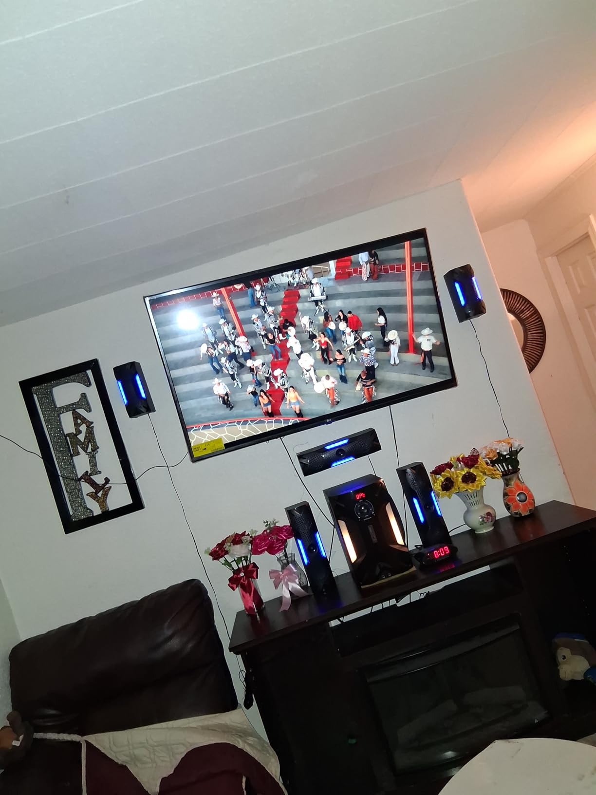 Rockville HTS56 1000W 5.1 Channel Home Theater System with Bluetooth, USB, 8