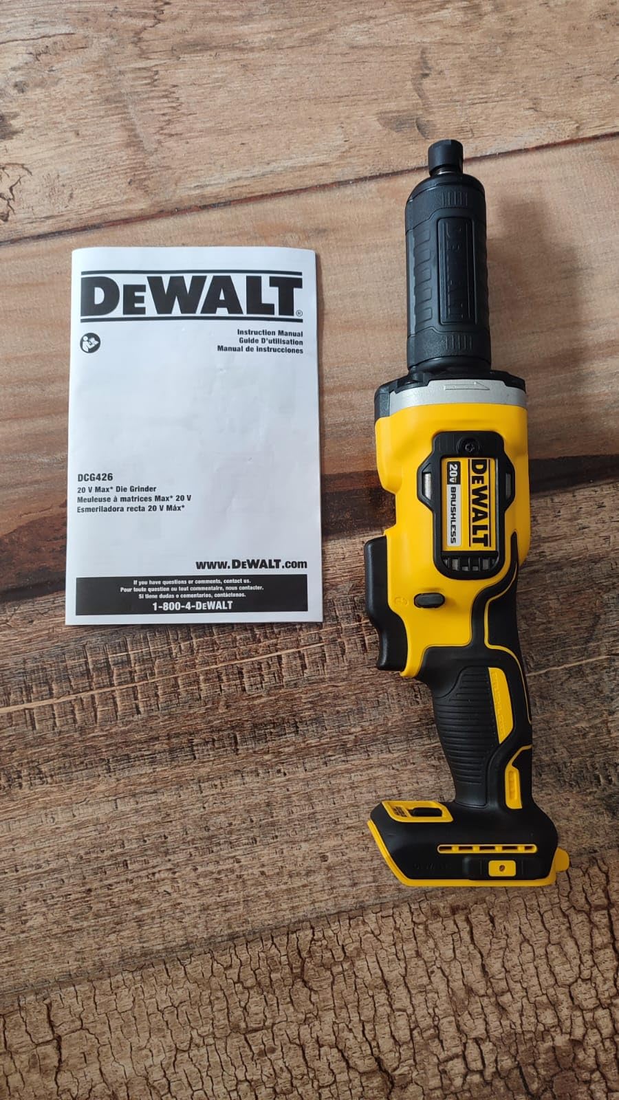 DEWALT DCG426B 20V Max Variable Speed Die Grinder, Tool Only customer photo 1