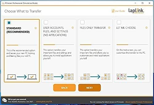 Laplink PCmover Ultimate 11 - Migration of your Applications, Files and Settings from an Old PC to a New PC - Data Transfer Software - With Optional High Speed Ethernet Cable - 1 License customer photo 10