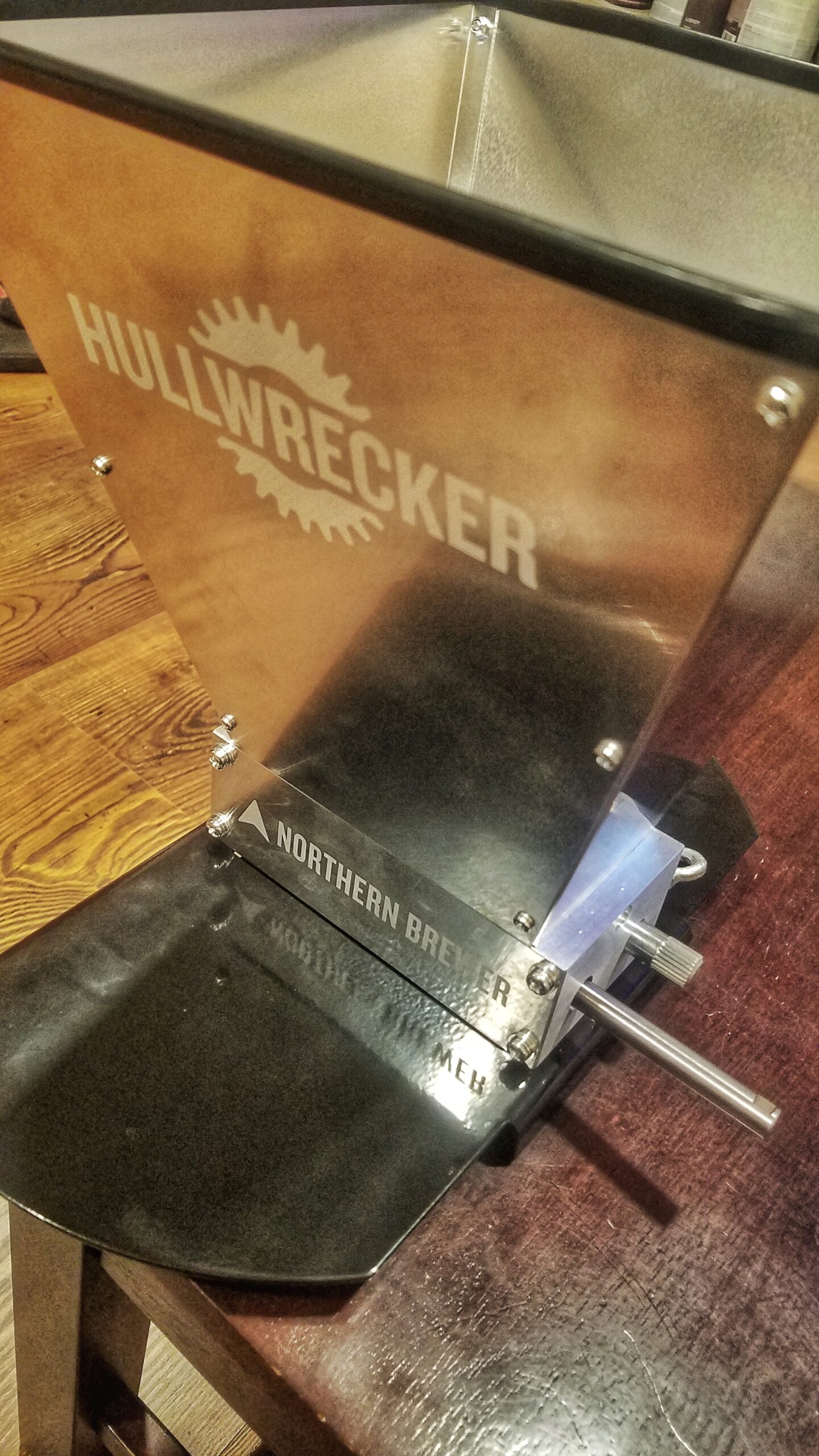 Northern Brewer - Hullwrecker 2-Roller Grain Mill with Metal Base and Handle customer photo 2