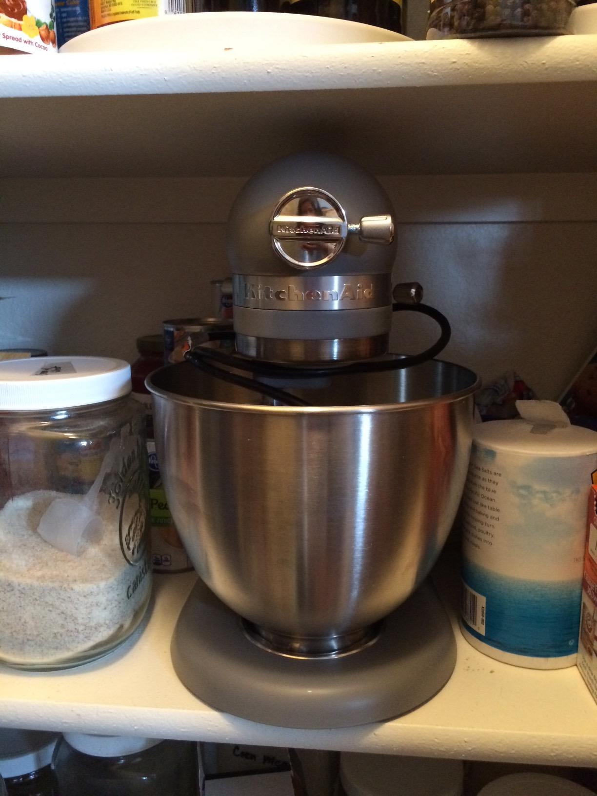 KitchenAid KSM3311XAQ Artisan Mini Series Tilt-Head Stand Mixer, 3.5 quart, Aqua Sky Blue customer photo 1