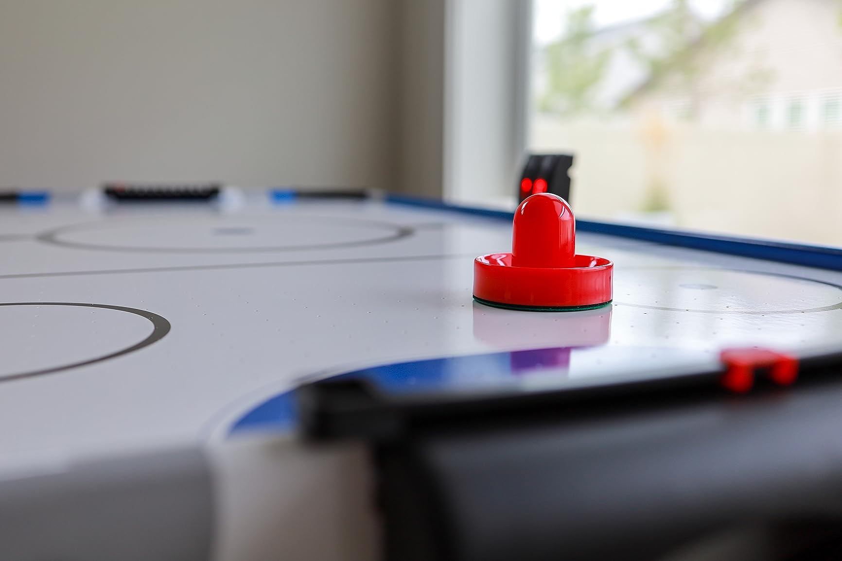 Best Choice Products 58in Mid-Size Arcade Style Air Hockey Table for Game Room, Home, Office w/ 2 Pucks, 2 Pushers, Digital LED Score Board, Powerful 12V Motor, Carrying Bag customer photo 2