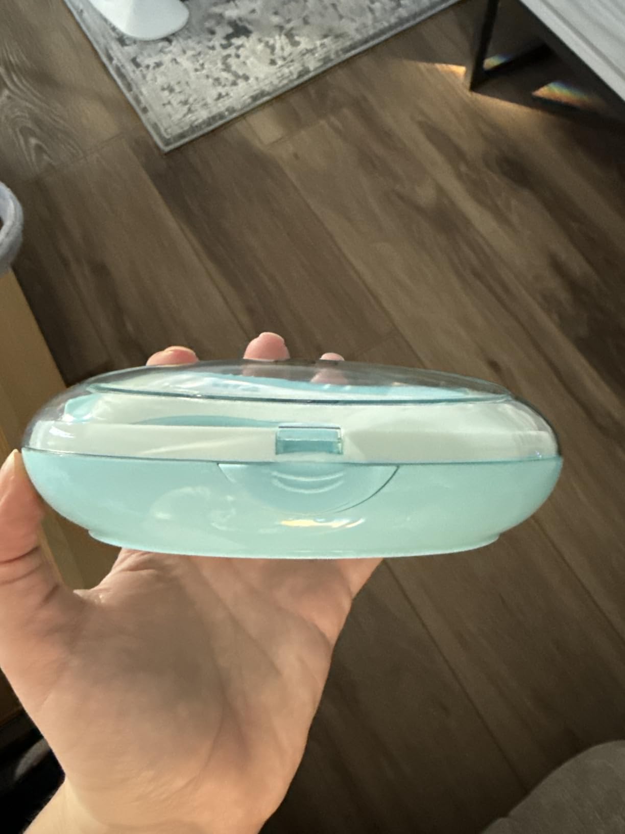 Royal Angels Upgraded 21 in 1 Baby Nail Trimmer with Labeled Case, 13 Extra Replacement Pads, Safe Electric Baby Nail File Kit for Newborns & Toddlers, Whisper Quiet Nail Clipper with LED Light (Blue) customer photo 2