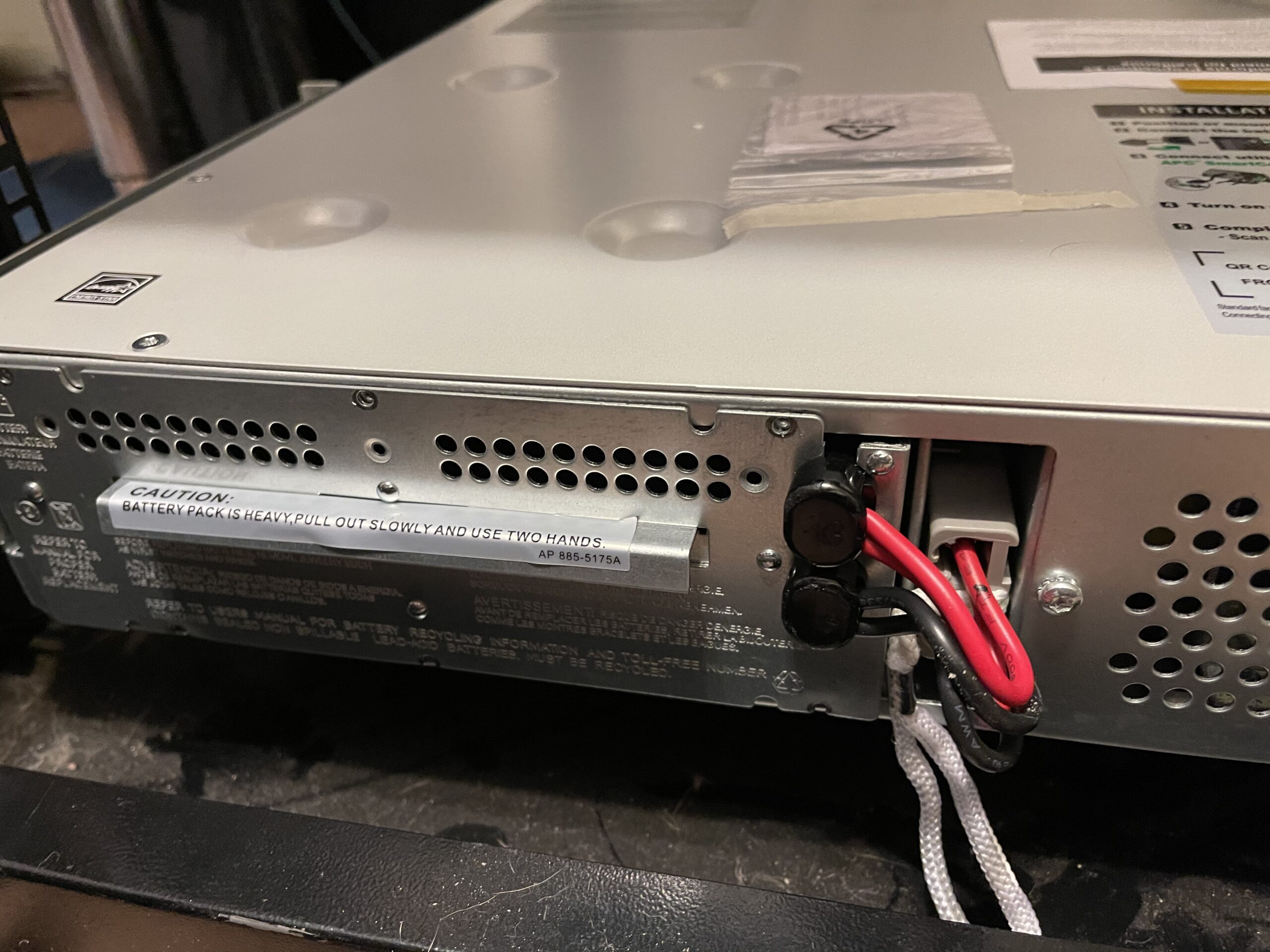 APC 1500VA Smart UPS with SmartConnect, SMC1500-2UC Rack Mount UPS Battery Backup, Sinewave, AVR, 120V, Line Interactive Uninterruptible Power Supply customer photo 1