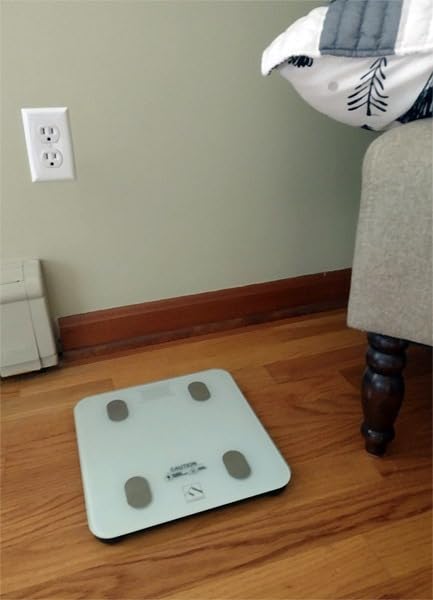 FITINDEX Smart Scale for Body Weight, FSA&HSA Eligible, Scale with BMI, Body Fat, Muscle Mass, Bluetooth,13 Body Composition Analyzer, Sync APP, Digital Bathroom, 400lb, White customer photo 1