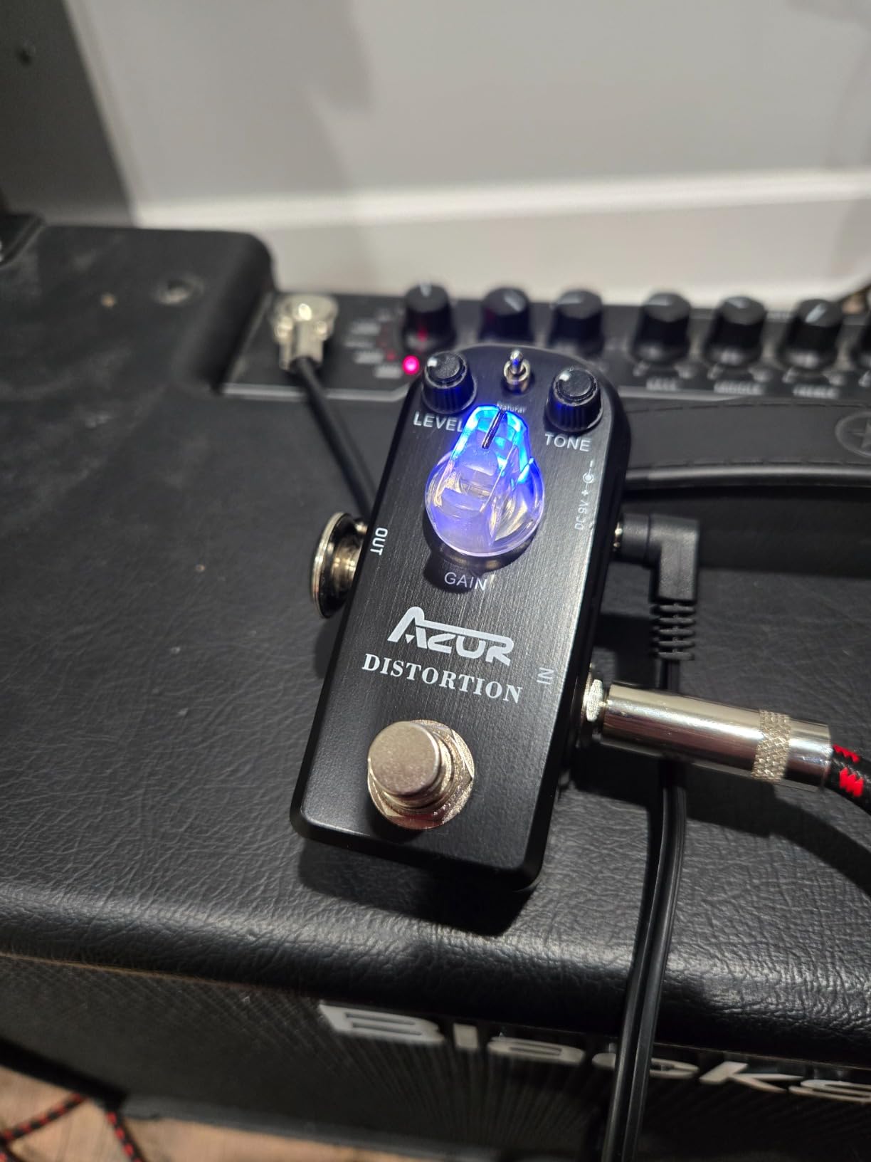 AZOR Fuzz Guitar Effect Pedal Classic Vintage Analog Pedal True Bypass Aluminium-Alloy AP-303 customer photo 1