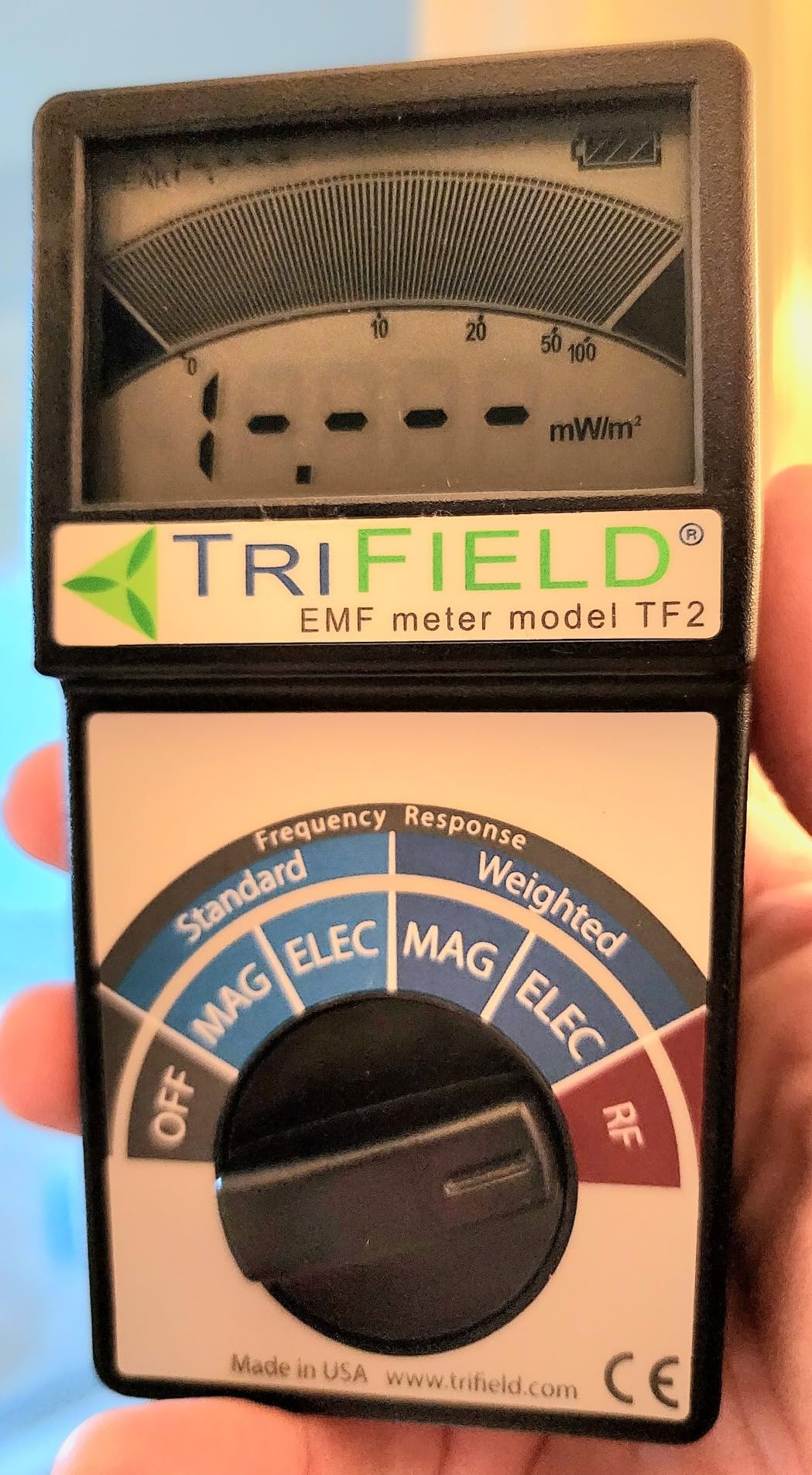EMF Meter Model TF2 - Made in USA - #1 Handheld EMF Detector for Magnetic/Electric/Radio Fields with Unlimited Free Support in The U.S. to Help Solve Your EMF Problems customer photo 2