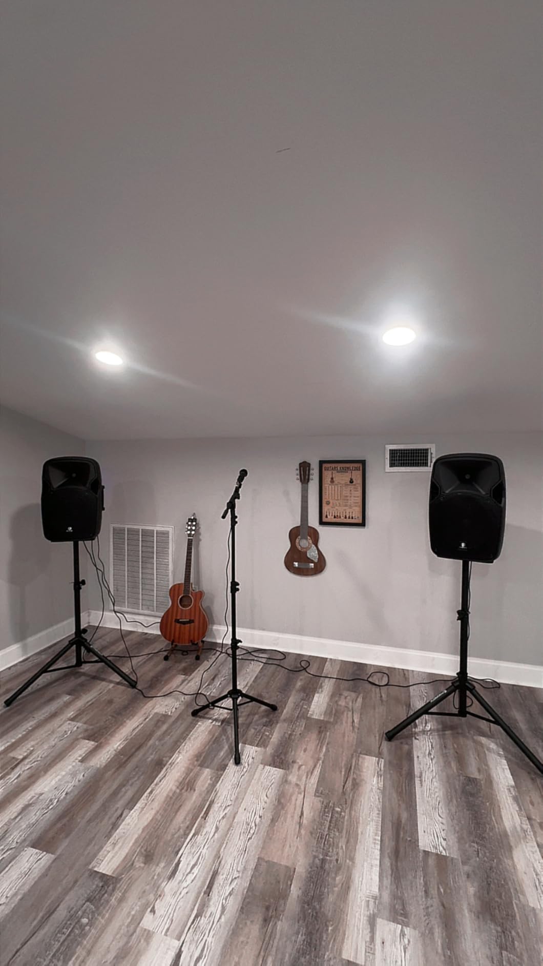 PRORECK Party 12 12-Inch 1800W 2-Way Powered PA Speaker System Combo Set with Bluetooth/USB Drive/SD Card/FM/Remote Control/Speaker Stands for Indoor, Outdoor DJ Parties, Personal Gatherings, Karaoke customer photo 1