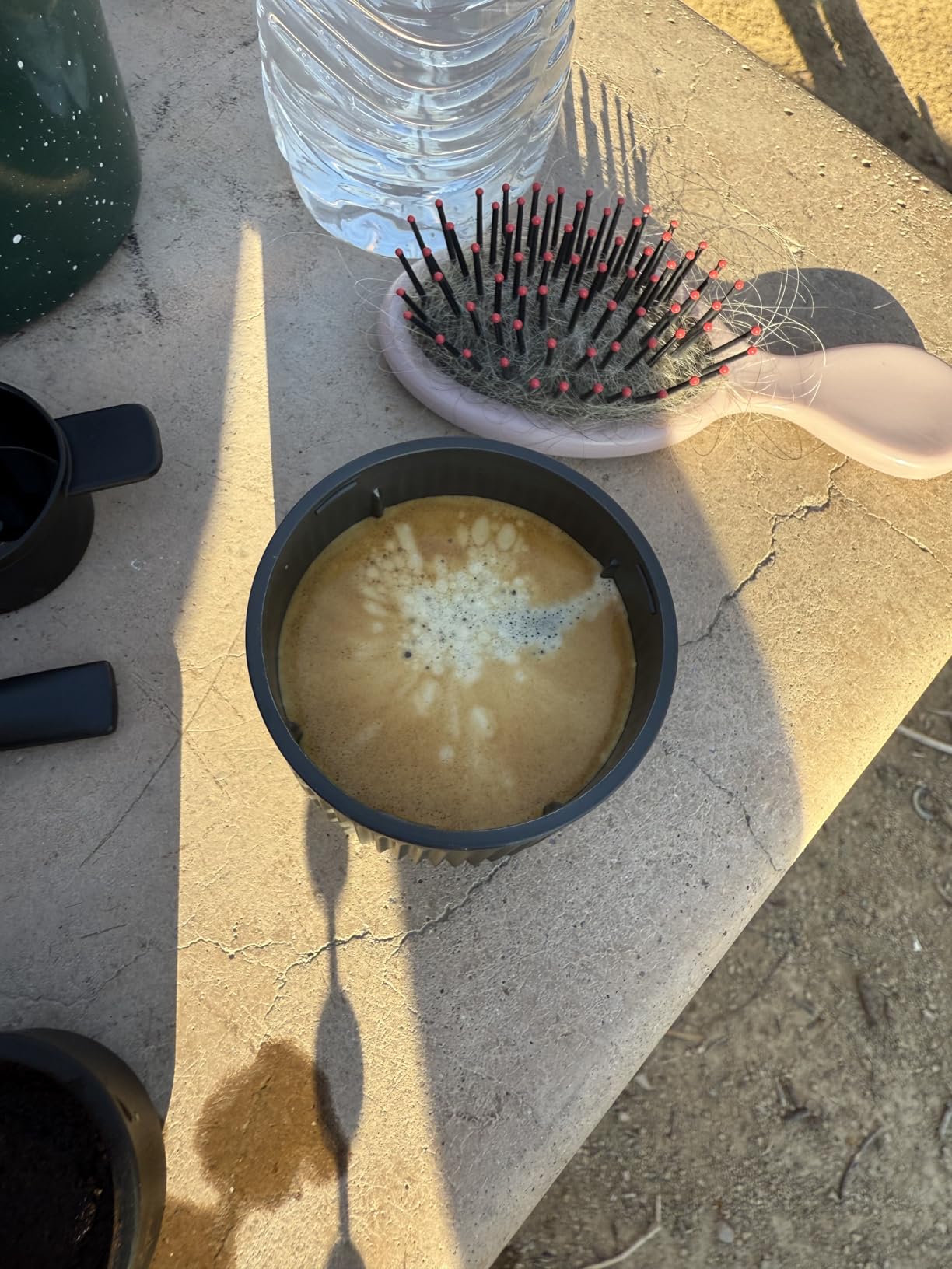 WACACO Nanopresso Portable Espresso Machine, Evolution of the Minipresso, Maximum Pressure 18 Bar, Travel Coffee Maker, No Need for Battery, Manual Operated, Grey customer photo 2