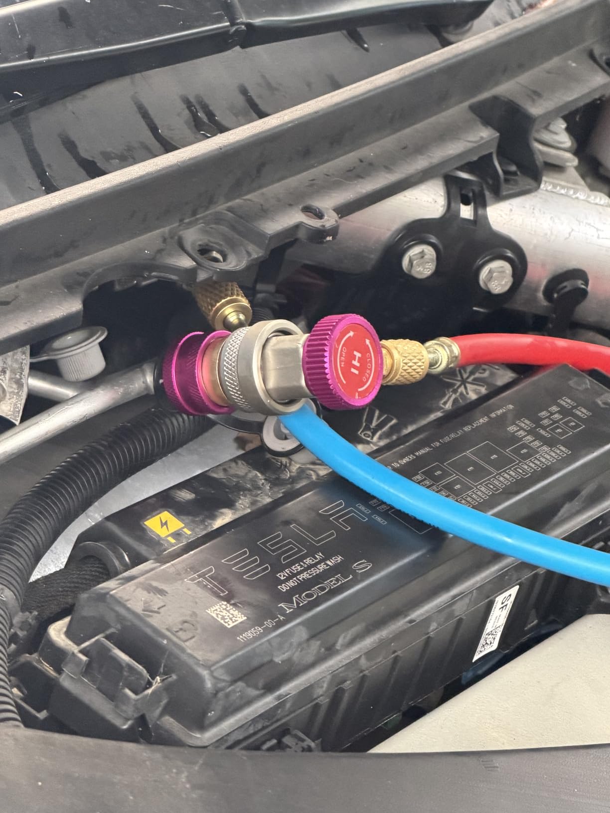 BACOENG 3.6CFM AC Vacuum Pump and Gauge Set - Home Mini Split Vacuum Pump Kit for R410A Refrigerants - w/ R410a Mini Split Adapter & 3x5FT Hoses customer photo 2