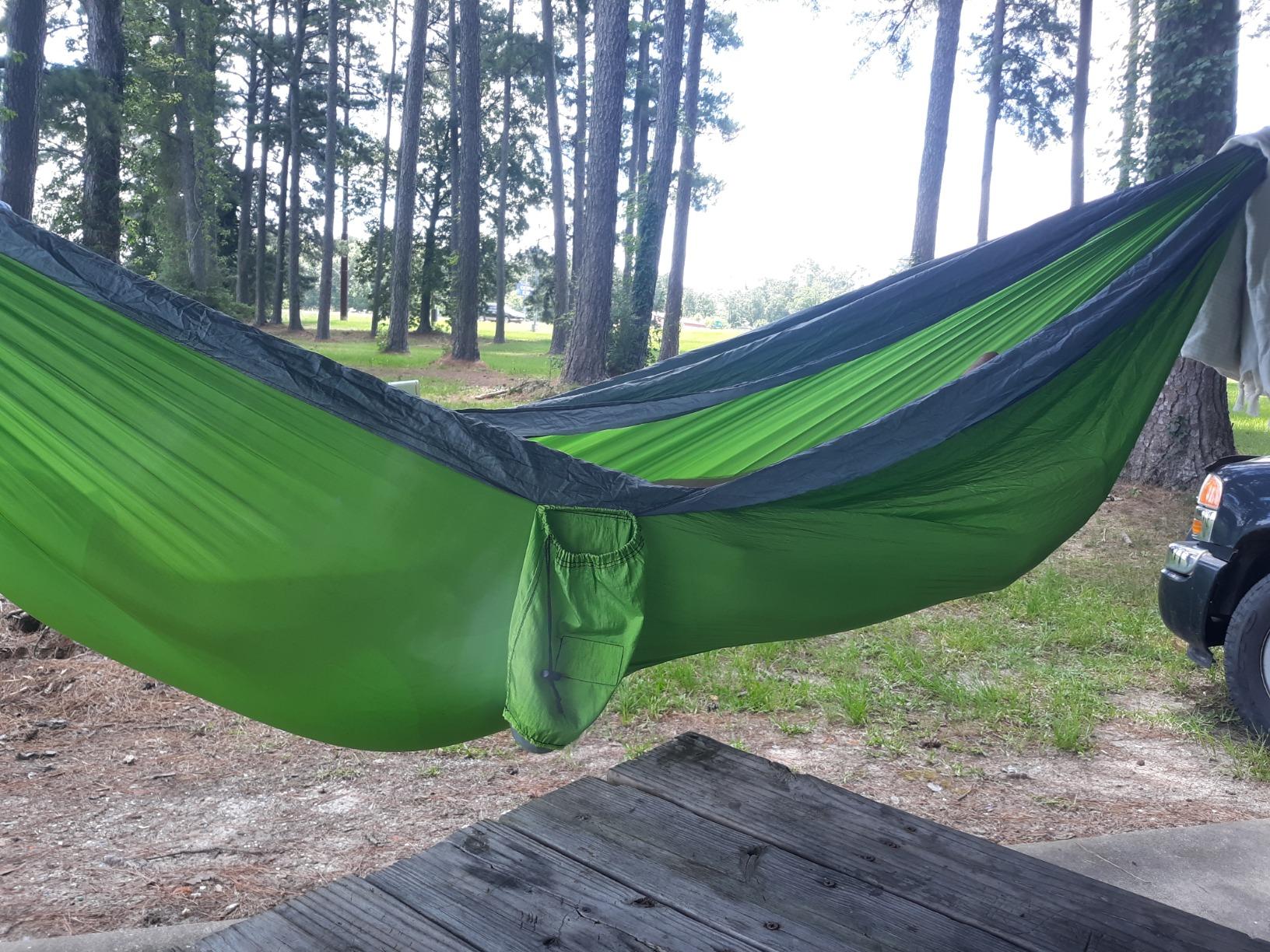 Legit 2 Person Camping Hammock - Double Tree Hammock - Portable & Heavy Duty - Perfect for Outdoor & Travel customer photo 1