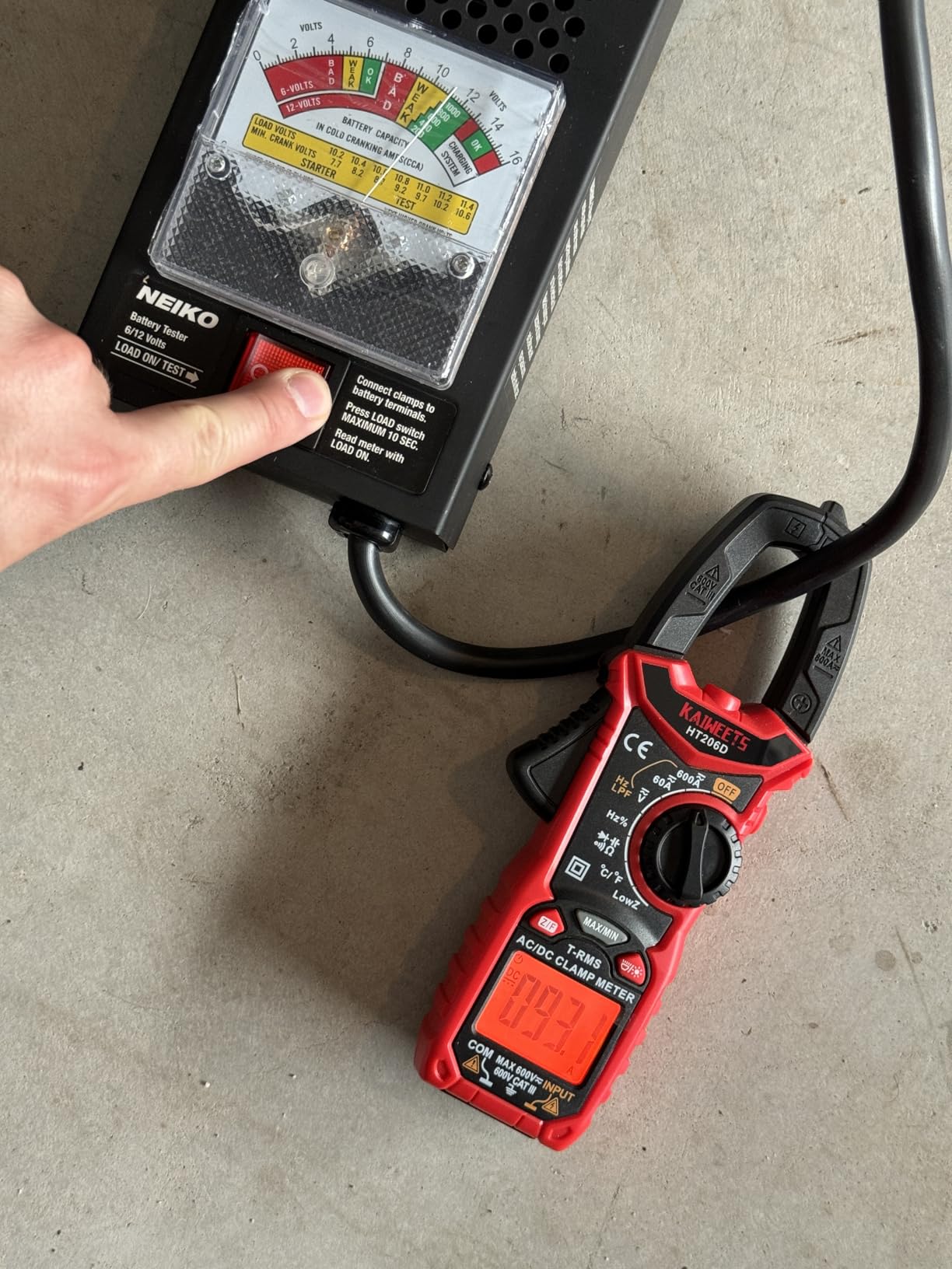 NEIKO 40510A Car Battery Tester | 100 AMP 6 and 12 Volt Automotive Load Checker | CCA Analyzer customer photo 1