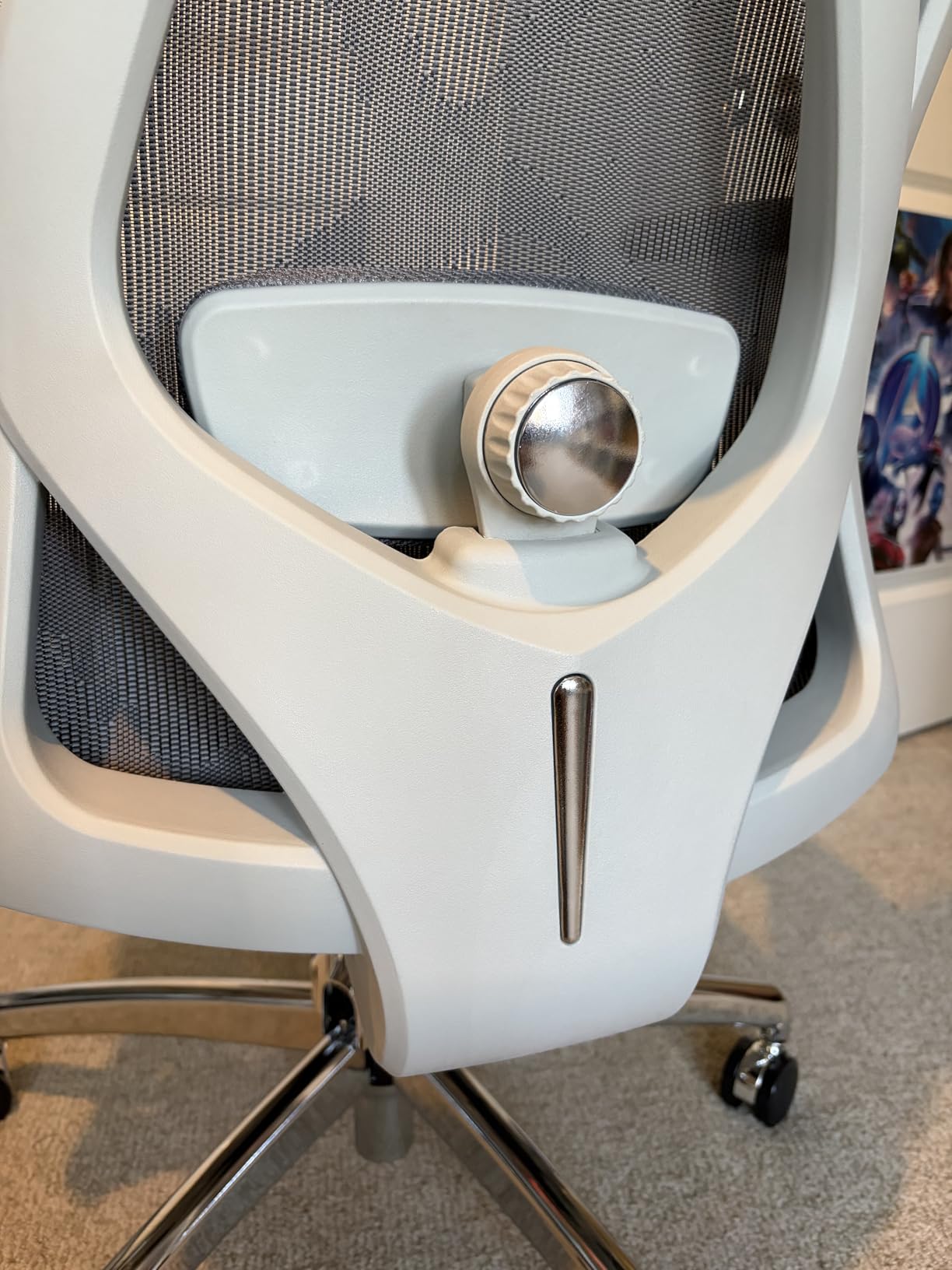 SIHOO M57 Ergonomic Mesh Office Chair, High Back Home Desk Chair with 3D Armrests, Lumbar Support and Adjustable Headrest, Comfortable Computer Chair, Big & Tall Office Chair Hold 330 LBS-Black customer photo 1