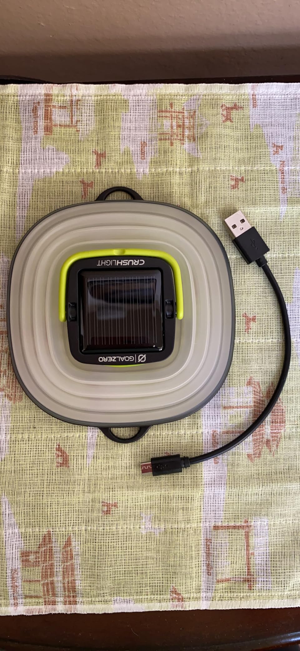 Goal Zero Crush Light Solar Powered Lantern, Collapsible Solar Lantern with 60 Lumens for Camping and Outdoor Use customer photo 1