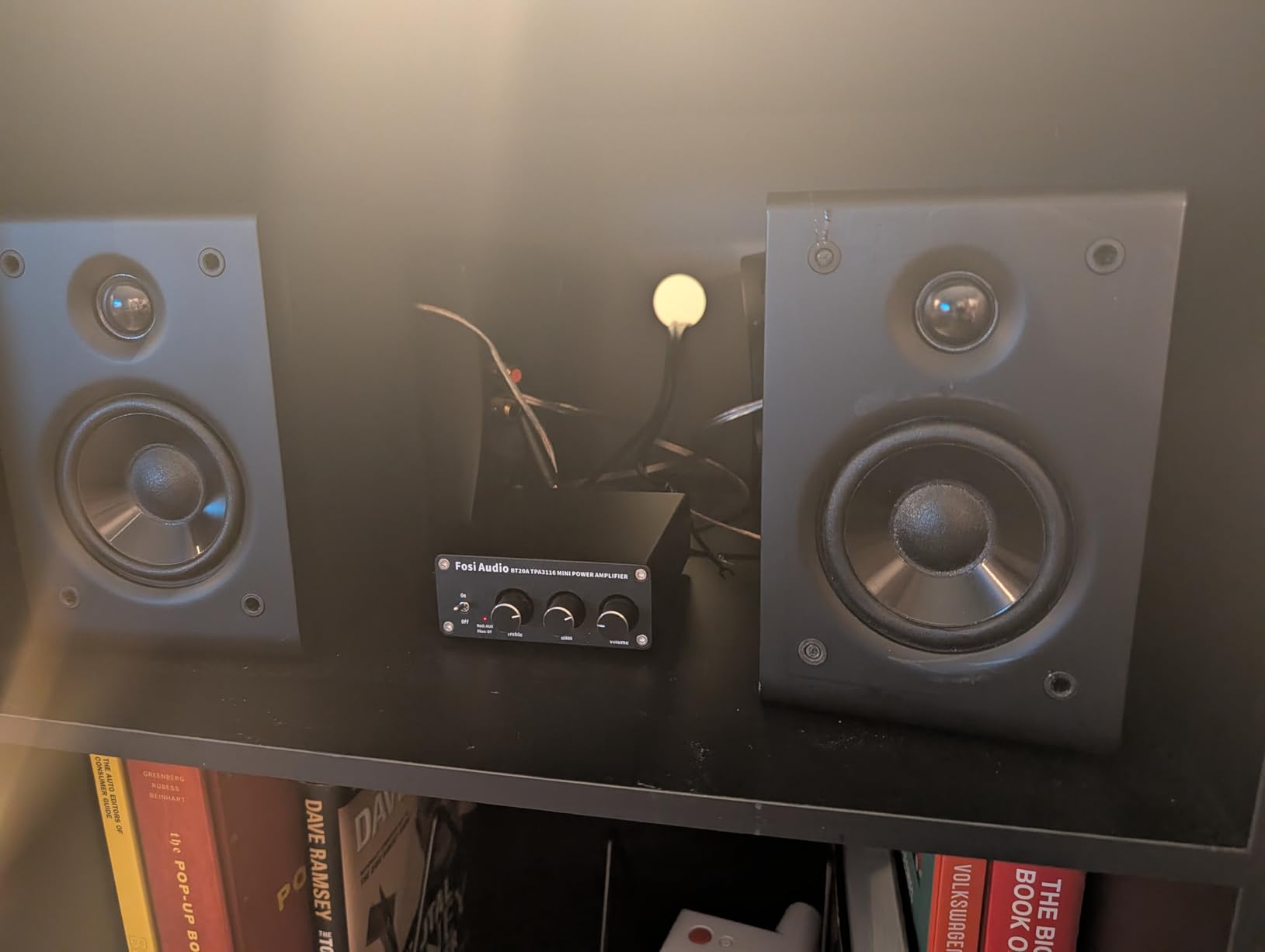 Fosi Audio BT20A Bluetooth Stereo Amplifier, 2 Channel Home Audio Component Amplifiers for Passive Speakers customer photo 1