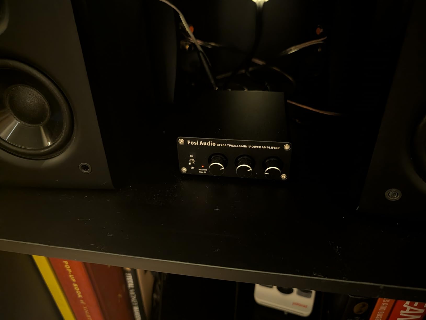 Fosi Audio BT20A Bluetooth Stereo Amplifier, 2 Channel Home Audio Component Amplifiers for Passive Speakers customer photo 2