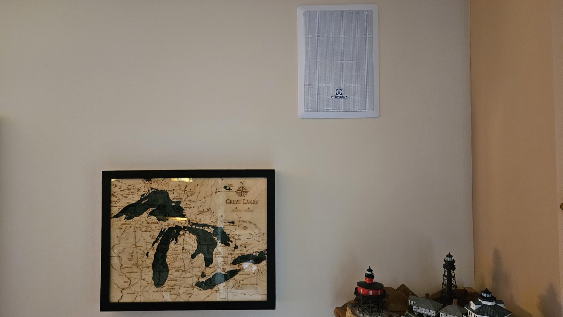 Monoprice Fiber In-Wall Speaker - 10 Inch, 300W Subwoofer, Easy Installation And Paintable Grill - Caliber Series customer photo 2