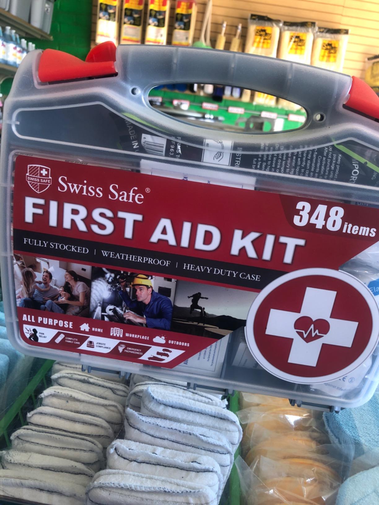 Swiss Safe 2-in-1 First Aid Kit for Car, Travel & Home, Businesses - Bonus Mini Kit for Medical Emergency Aid, Survival, Camping - FSA & HSA Eligible - 348 Pcs, Large Hardcase FAK customer photo 2
