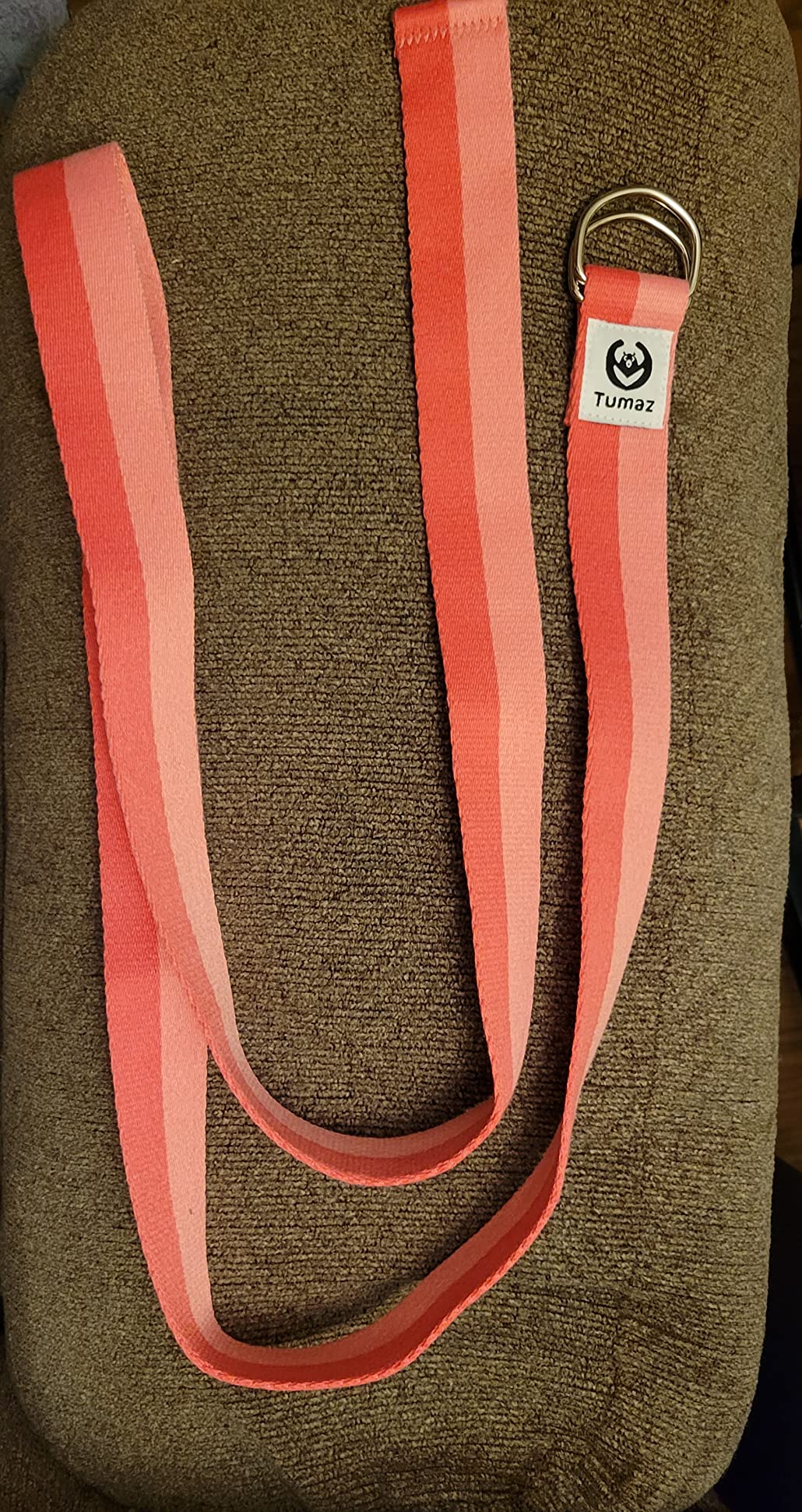 Tumaz Yoga Strap/Stretch Bands [15+ Colors, 6/8/10 Feet Options] with Extra Safe Adjustable D-Ring Buckle, Durable and Comfy Delicate Texture - Best for Daily Stretching, Physical Therapy, Fitness customer photo 2