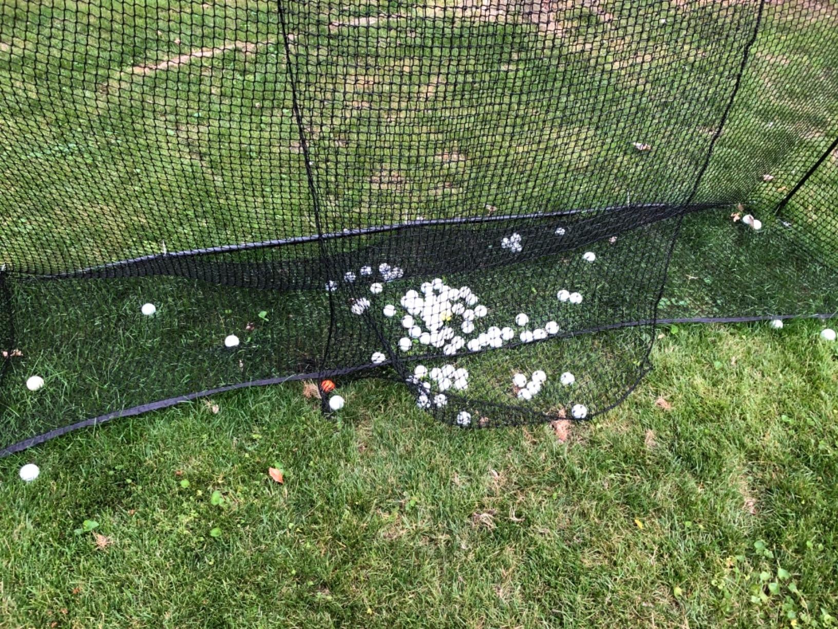 Amazon Basics Golf Practice Net customer photo 1