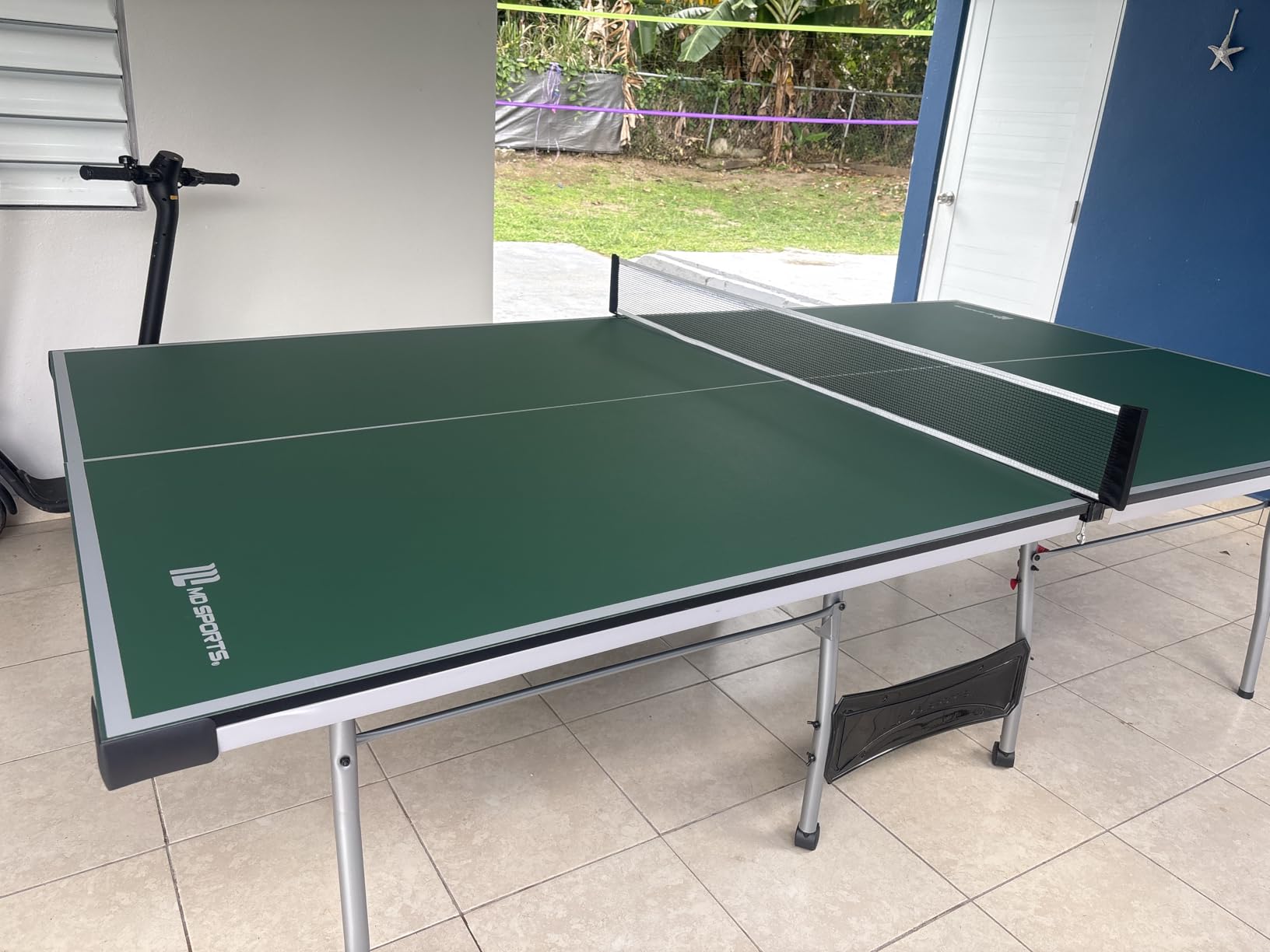 MD Sports Table Tennis Tables Multiple Styles Ping Pong Tables, Foldable for Easy Storage with Nets Included, Perfect for Family Game Rooms | Multiple Styles, Easy Storage, Nets Included, Family Game Rooms customer photo 1