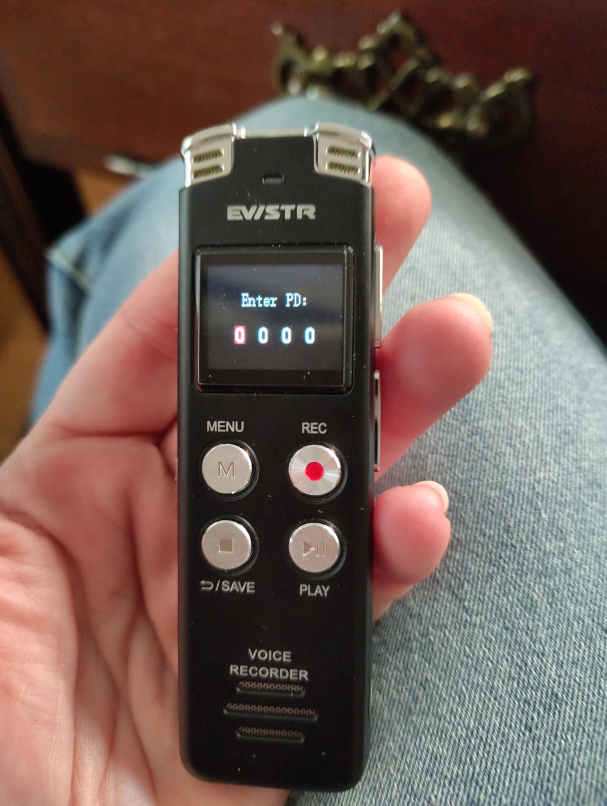 64GB Digital Voice Recorder with Playback: Voice Activated Recorders for Lectures Meetings Interviews - EVISTR Dictaphone Recording Device Tape Recorder Portable Mini, Audio Recorder with USB, MP3 customer photo 1