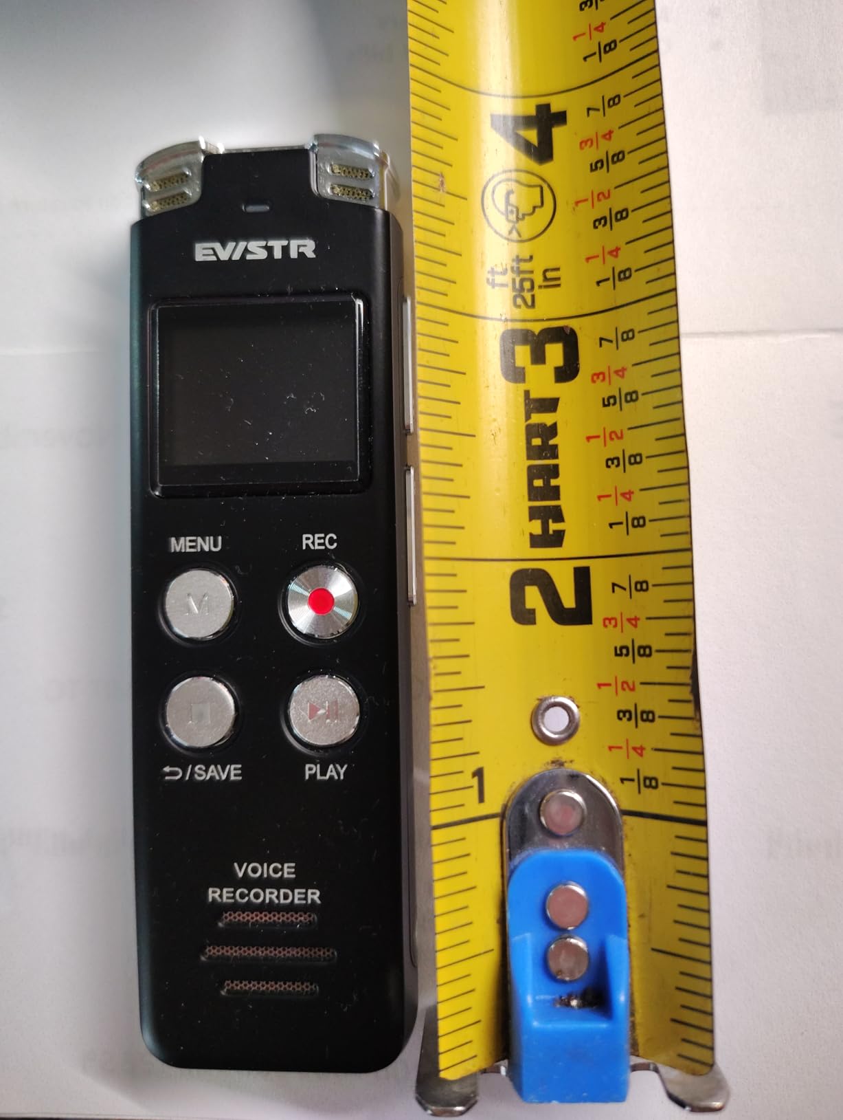 64GB Digital Voice Recorder with Playback: Voice Activated Recorders for Lectures Meetings Interviews - EVISTR Dictaphone Recording Device Tape Recorder Portable Mini, Audio Recorder with USB, MP3 customer photo 2