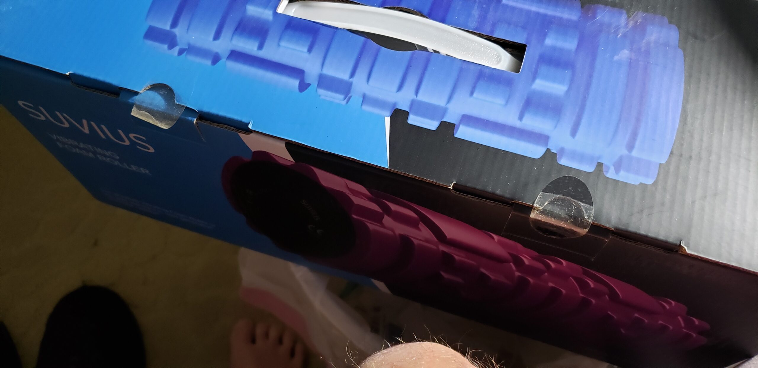 Electric Vibrating Rechargeable Foam Roller - 4 Intensity Levels for Firm Battery-Powered Deep Tissue Recovery, Training, Massage - Therapeutic Back and Muscle Massage Roller customer photo 1