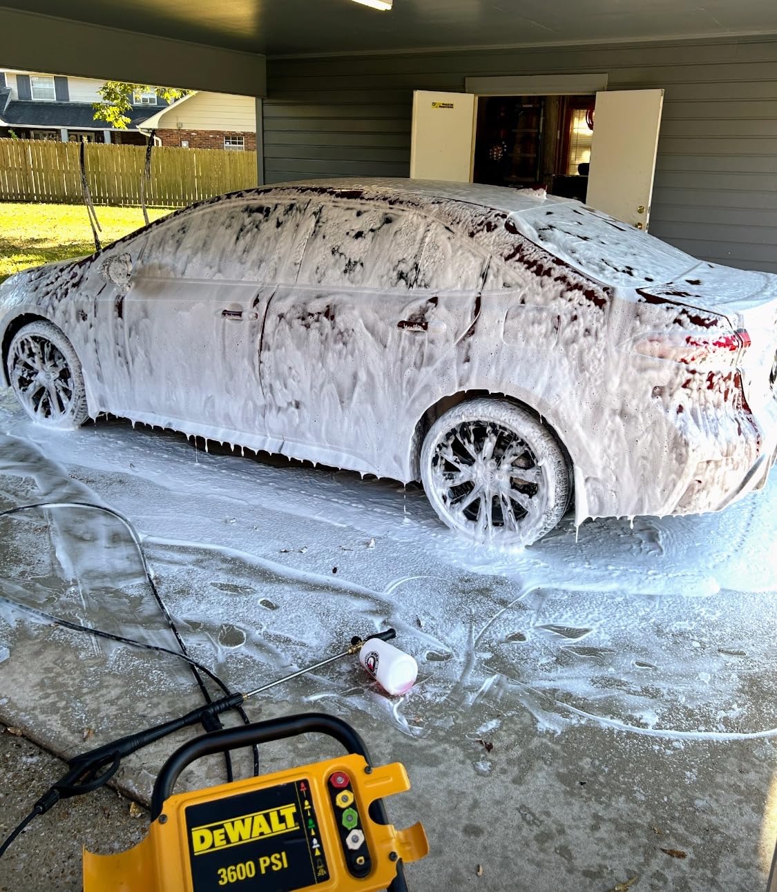 Tool Daily Pressure Washer Foam Cannon for Car Wash, Snow Foam Lance, Additional Orifice Nozzle 1.1mm, 1/4 Inch Quick Connect customer photo 1