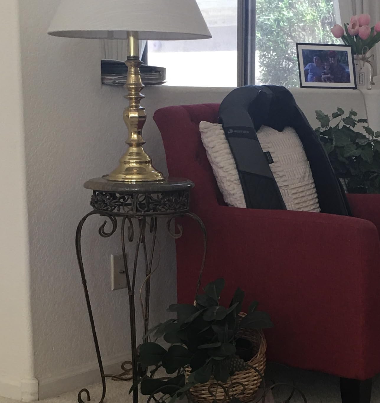 RESTECK Massagers for Neck and Back with Heat - Deep Tissue 3D Kneading Pillow, Electric Shiatsu Shoulder Massage, Foot, Legs, Body - Relieve Muscle Pain - Office, Home & Car customer photo 2