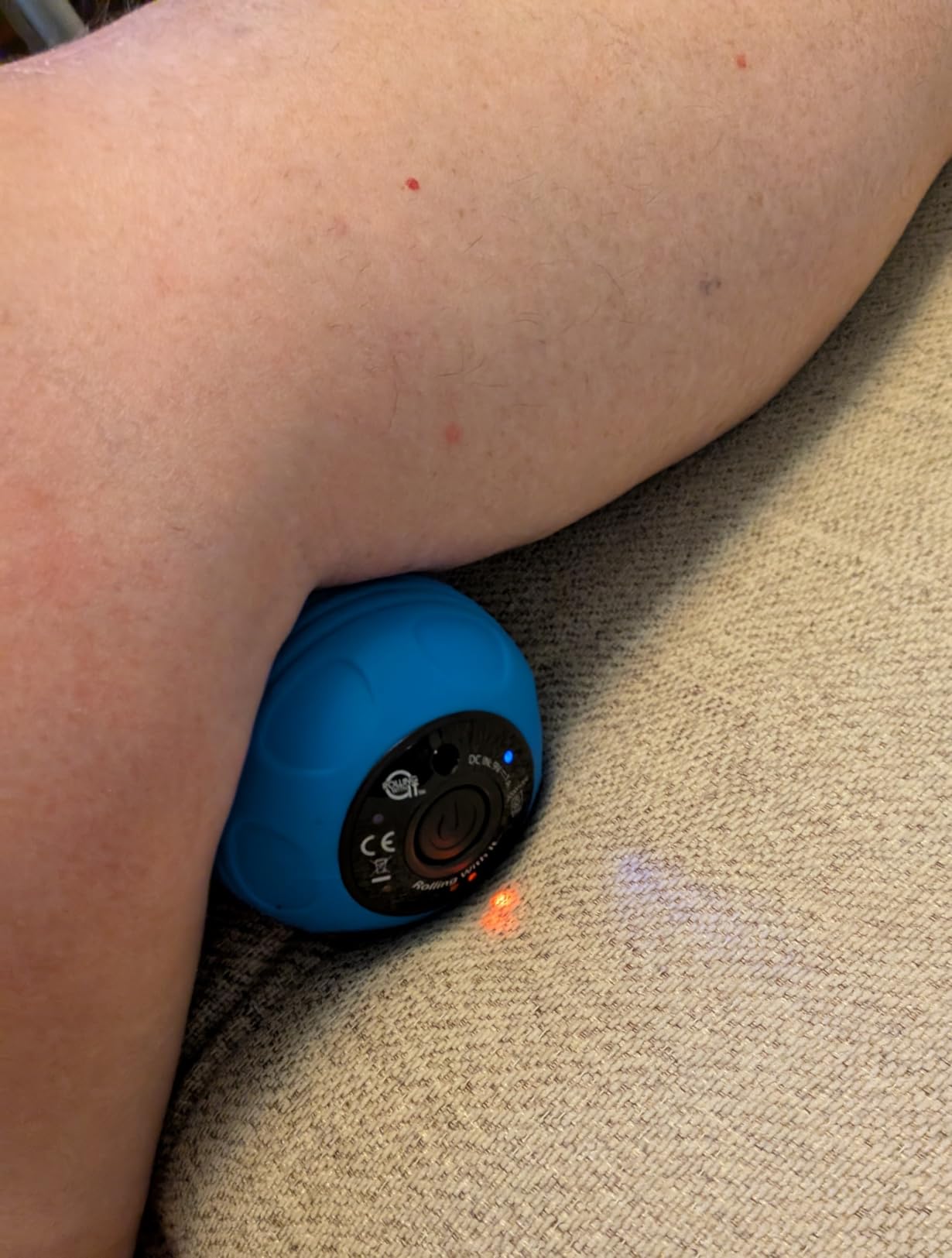 Rolling With It Vibrating Peanut Massage Ball - Deep Tissue Trigger Point Therapy, Myofascial Release - Handheld, Cordless - 4 Intensity Levels - Dual Lacrosse Ball Vibration Massager customer photo 2