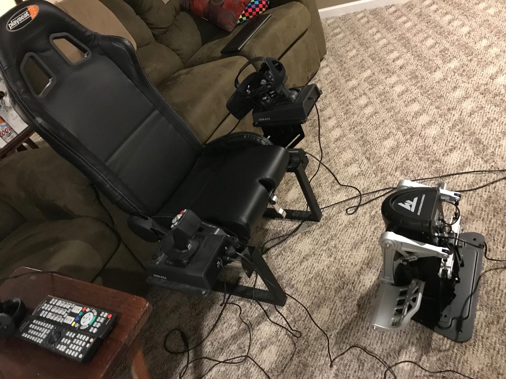 Thrustmaster TPR Pendular Rudder Pedals for PC Flight Simulation Controls - Adjustable Resistance, HallEffect Magnetic Sensors, Ultra-Precise & Smooth Control customer photo 2