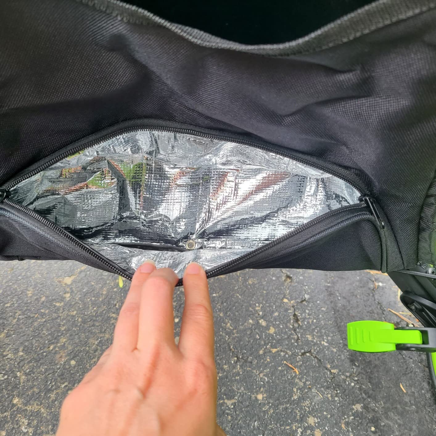 Caddytek CaddyLite EZ V8 Golf Push Cart - Lightweight 3 Wheel Foldable Cart with One-Click 2-Step Folding customer photo 2