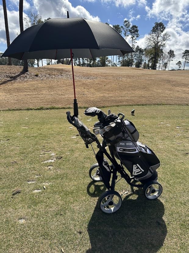 Caddytek Explorer V8 Golf Push Cart - SuperLite 4 Wheel Aluminum Foldable Cart customer photo 1