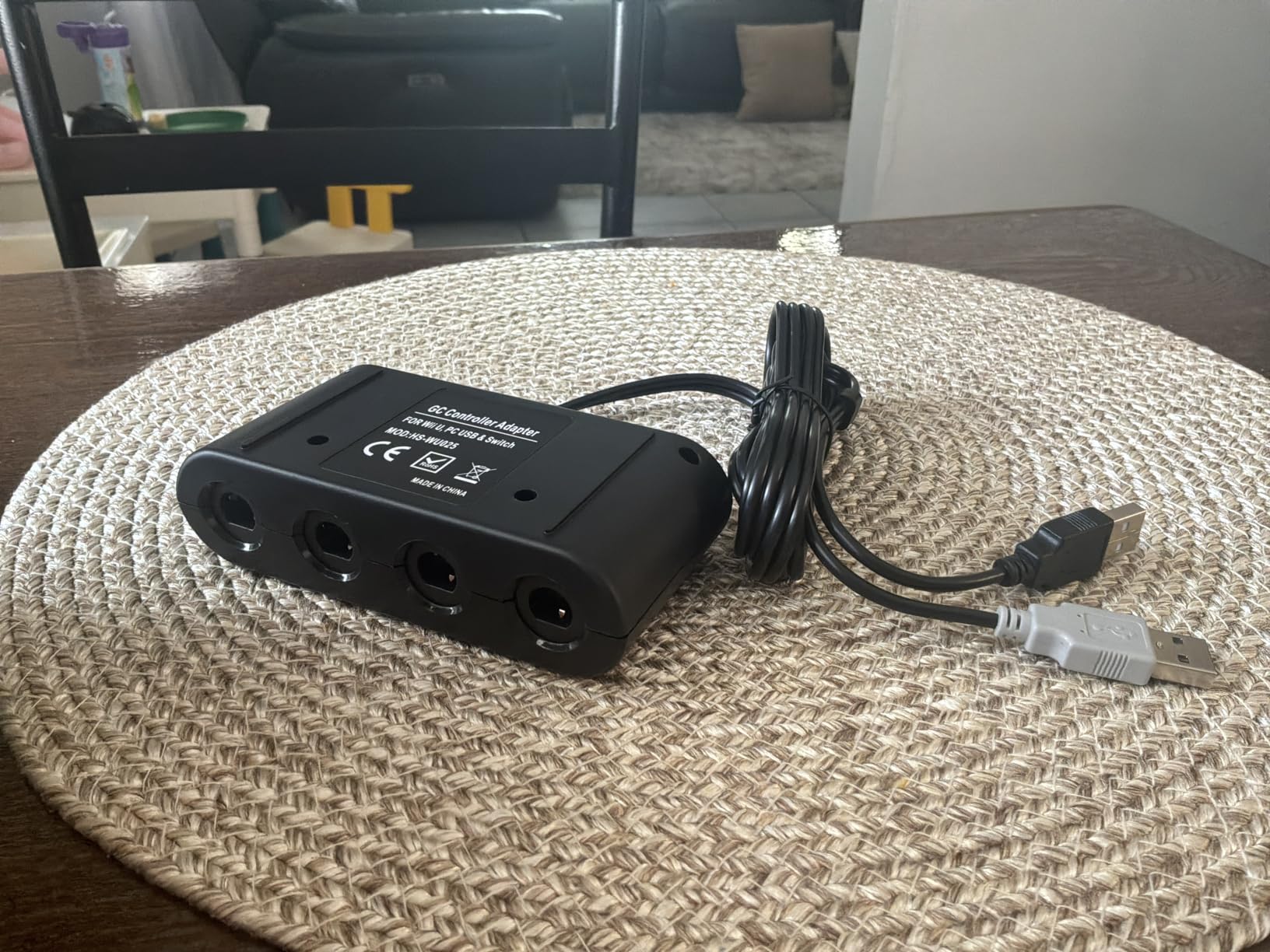 Gamecube Adapter for Nintendo Switch / Wii U / PC and Switch 2 Gamecube Controller Adapter, Super Smash Bros Adapters for NGC Controller, Support Turbo and Vibration Features with 180cm USB Cable customer photo 2