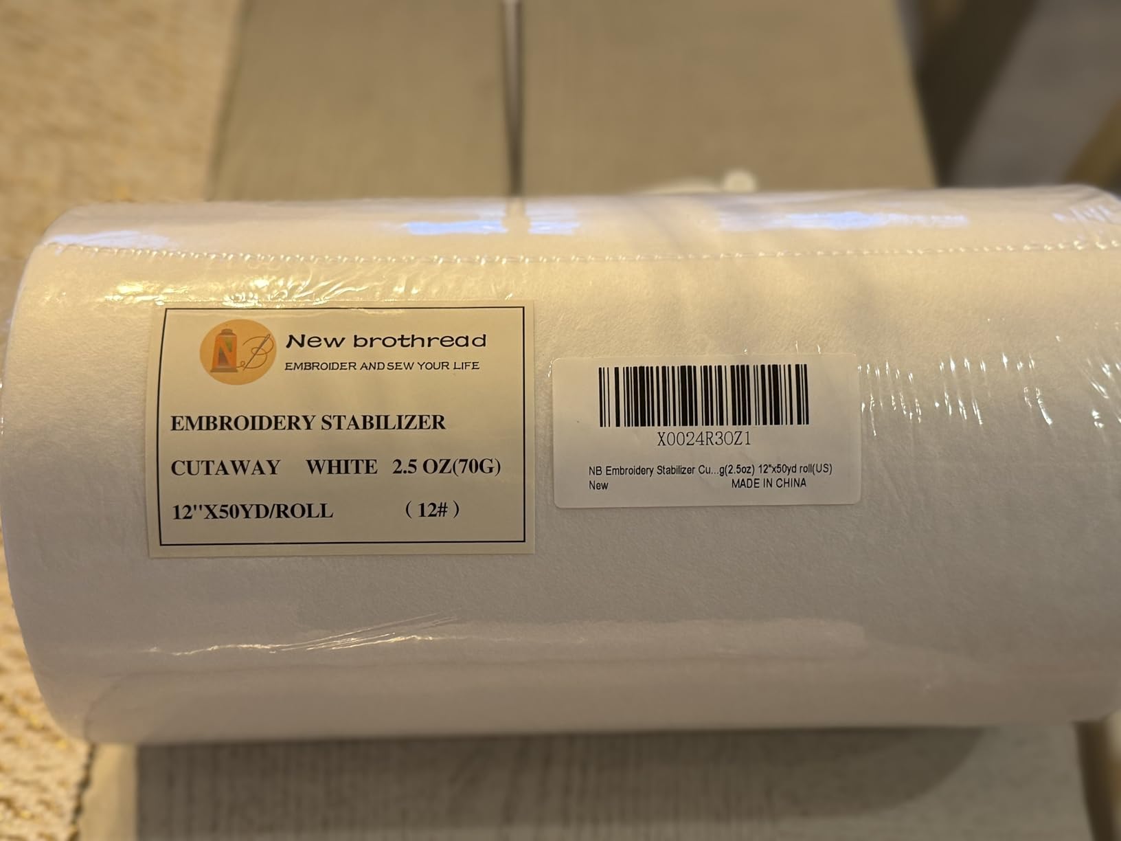 New brothread Cut Away Machine Embroidery Stabilizer Backing 10