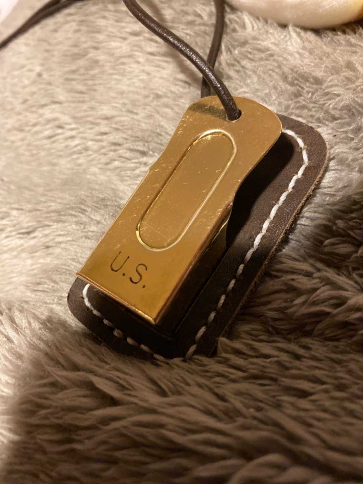 Mythrojan Brass and Steel Pet Training Clicker Puppy Dog Training Cricket Clicker U.S. Engraved WII Military Gear Metal Clicker customer photo 2