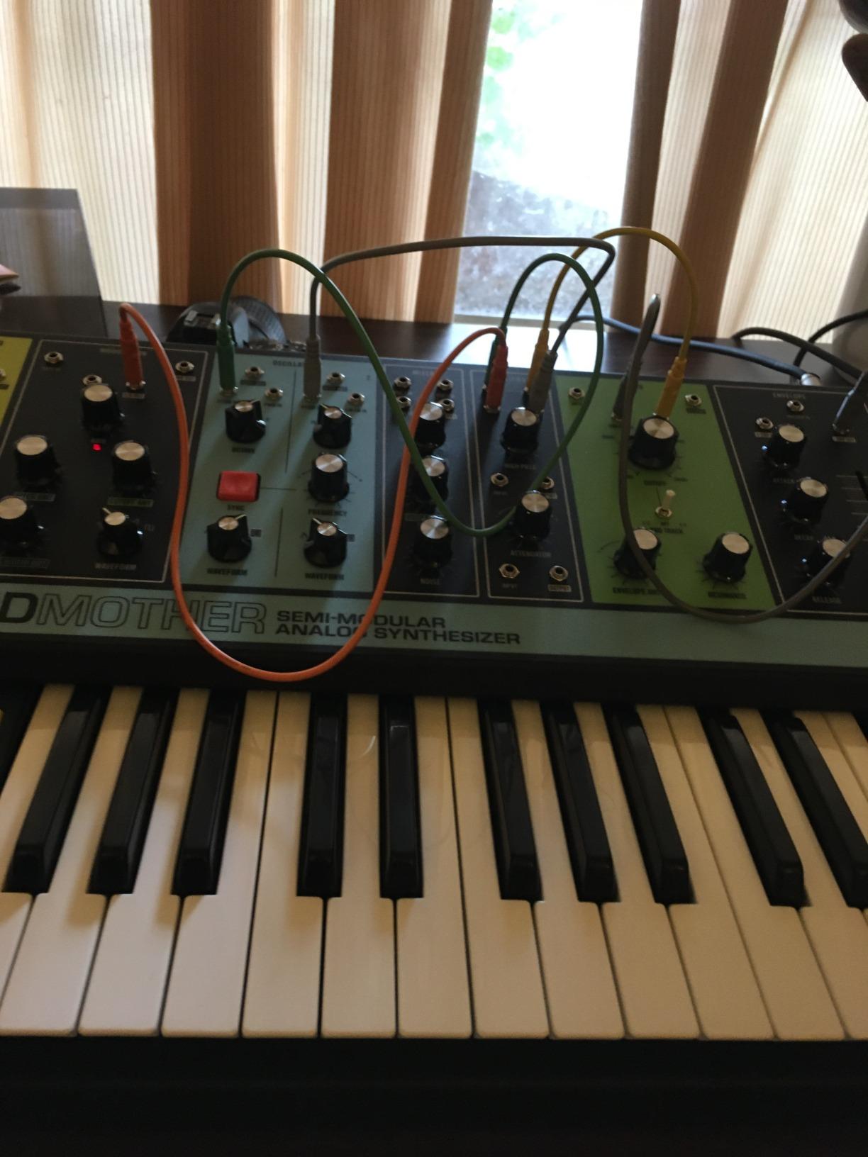 Grandmother Semi-Modular Analog Keyboard Synthesizer with 32 Keys, Built-In Arpeggiator, Sequencer and Spring Reverb Tank customer photo 1