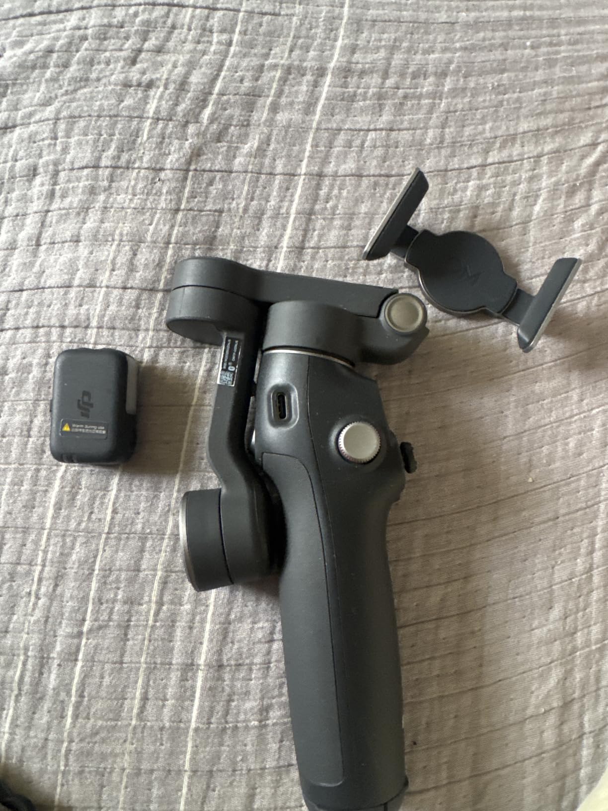 DJI Osmo Mobile 7P Gimbal Stabilizer for iPhone, Android, Native Tracking, Lighting, 3-Axis Phone Gimbal, Quick Launch, One-Tap Edit, Built-in Extension Rod & Tripod, 10hrs Use, Phone Charging customer photo 1