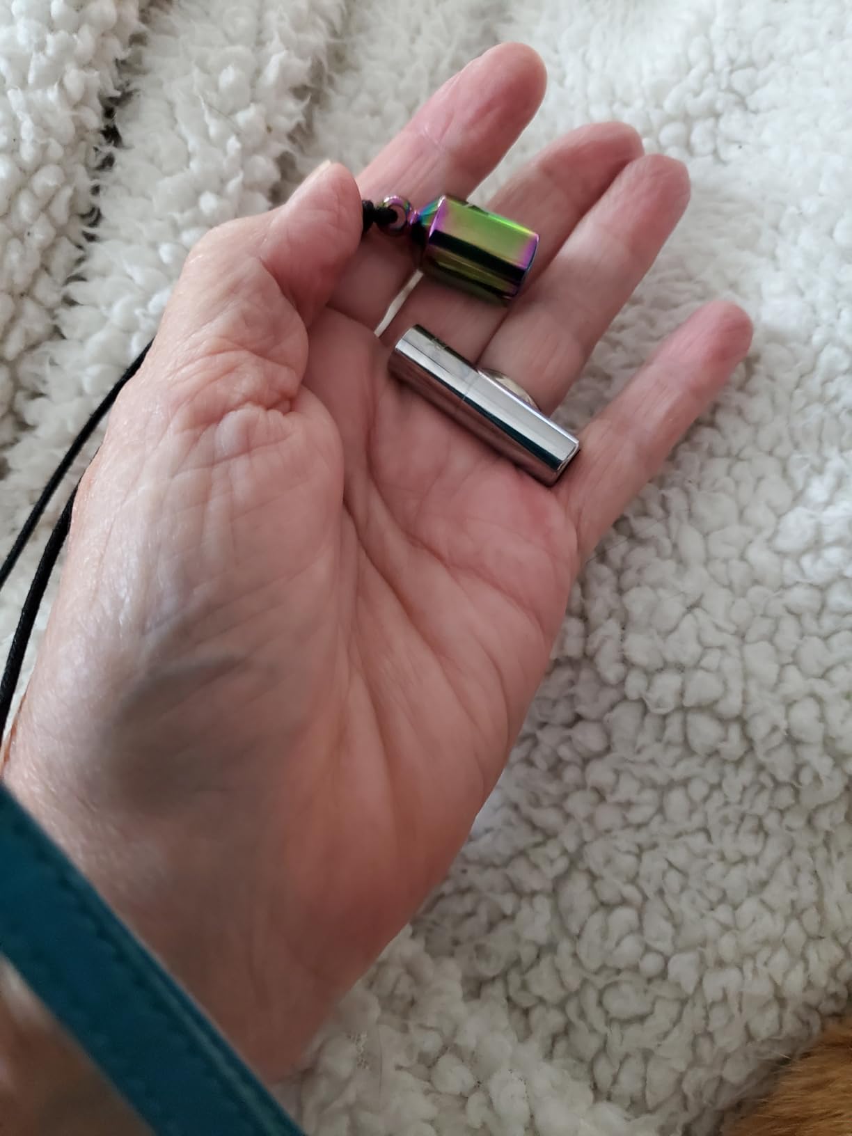 LOVETUNER 528Hz Breathing Necklace for Stress Relief, Mindfulness & Meditation | Sound Healing Whistle for Anxiety, Focus, Calm & Relaxation | Emotional Wellness, Inner Peace & Balance Necklace customer photo 2